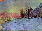 V�theuil: Sonnenschein und Schnee nach Monet